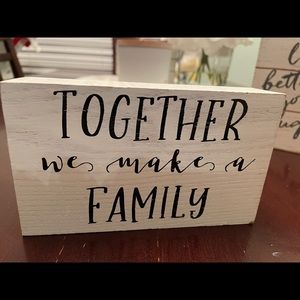 Home decor quote signs
